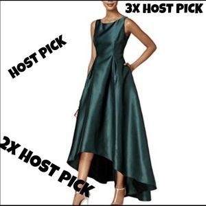 Adrianna Papell | Dresses | Adrianna Papell High Low Asymmetrical Emerald  Green Formal Gown Nwt 99 Sz 14 | Poshmark